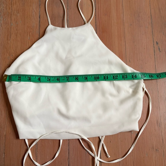 Zara Halter Strappy Crop Top - Picture 6 of 7